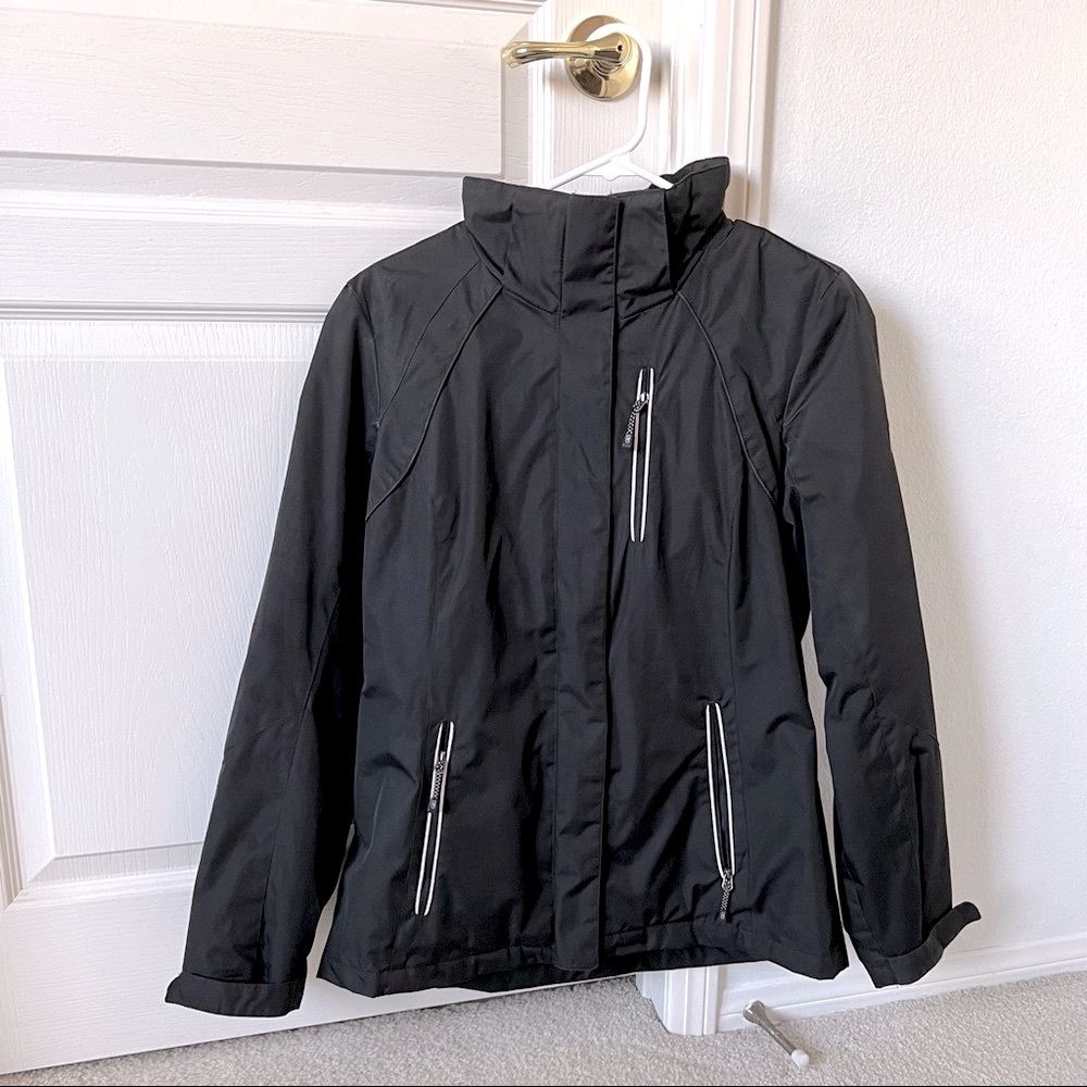 Black Waterproof Zeroxposur Hooded Jacket